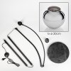 Koyoto Lámpara de pie Negro, 1 luz