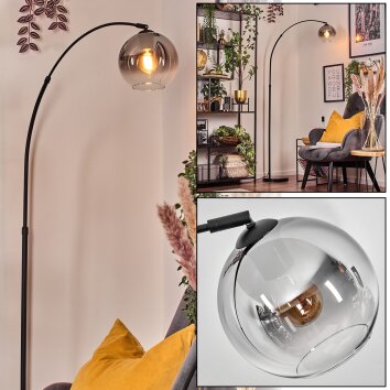 Koyoto Lámpara de pie Negro, 1 luz