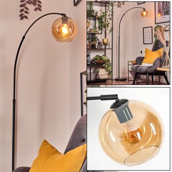 Koyoto Lámpara de pie Negro, 1 luz Koyoto Lámpara de pie Negro, 1 luz