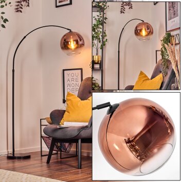 Koyoto Lámpara de pie Negro, 1 luz