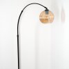 Koyoto Lámpara de pie Negro, 1 luz