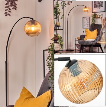 Koyoto Lámpara de pie Negro, 1 luz