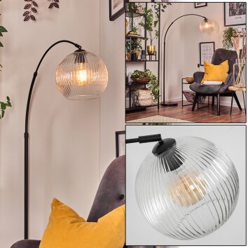 Koyoto Lámpara de pie Negro, 1 luz