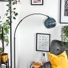 Koyoto Lámpara de pie, Lámparas de pie tipo arco Negro, 1 luz