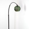 Koyoto Lámpara de pie, Lámparas de pie tipo arco Negro, 1 luz