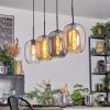 Apedo Lámparas suspendidas, Lámparas colgantes Colores ámbar, Transparente, Ahumado, 4 luces