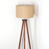 Soungou Lámpara de pie Cromo, Madera oscura, 1 luz