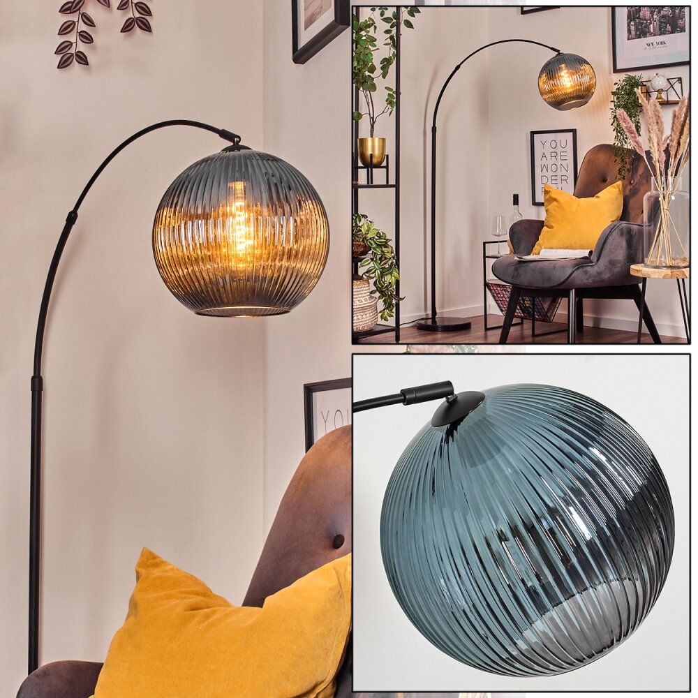 Koyoto Lámpara de pie Negro, 1 luz main product photo
