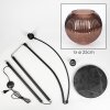 Koyoto Lámpara de pie Negro, 1 luz