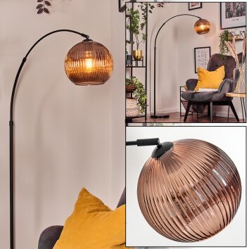 Koyoto Lámpara de pie Negro, 1 luz