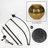 Koyoto Lámpara de pie Negro, 1 luz