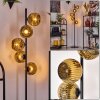Ripoll Lámpara de pie dorado, 5 luces
