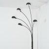 Nikkala Lámpara de pie Cromo, Negro, 5 luces