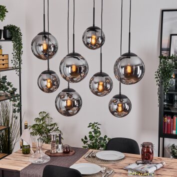 Gastor Lámparas suspendidas, Luminarias esféricas, Lámparas colgantes Ahumado, 8 luces