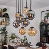Gastor Lámparas suspendidas, Luminarias esféricas, Lámparas colgantes Colores ámbar, Ahumado, 8 luces