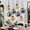 Gastor Lámparas suspendidas, Luminarias esféricas, Lámparas colgantes Colores ámbar, Ahumado, 8 luces