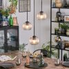 Koyoto Lámparas suspendidas, Luminarias esféricas, Lámpara colgante de clúster 30 cm Transparente, 3 luces