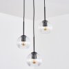 Koyoto Lámparas suspendidas, Luminarias esféricas, Lámpara colgante de clúster 30 cm Transparente, 3 luces