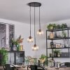 Koyoto Lámparas suspendidas, Luminarias esféricas, Lámpara colgante de clúster 30 cm Transparente, 3 luces