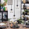 Koyoto Lámparas suspendidas, Luminarias esféricas, Lámpara colgante de clúster 30 cm Transparente, 3 luces