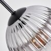 Koyoto Lámparas suspendidas, Luminarias esféricas, Lámpara colgante de clúster 30 cm Transparente, Ahumado, 3 luces