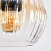 Koyoto Lámparas suspendidas, Luminarias esféricas, Lámpara colgante de clúster 30 cm Colores ámbar, Transparente, 3 luces