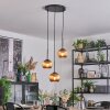 Koyoto Lámparas suspendidas, Luminarias esféricas, Lámpara colgante de clúster Color cobre, 3 luces