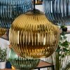 Koyoto Lámparas suspendidas, Luminarias esféricas, Lámparas colgantes Crudo, Negro, 8 luces