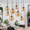 Gastor Lámparas suspendidas, Luminarias esféricas, Lámparas colgantes Colores ámbar, 8 luces