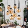 Gastor Lámparas suspendidas, Luminarias esféricas, Lámparas colgantes Colores ámbar, 8 luces