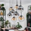 Gastor Lámparas suspendidas, Luminarias esféricas, Lámparas colgantes Colores ámbar, Transparente, Ahumado, 8 luces