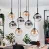 Gastor Lámparas suspendidas, Luminarias esféricas, Lámparas colgantes Colores ámbar, Transparente, Ahumado, 8 luces