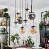 Gastor Lámparas suspendidas, Luminarias esféricas, Lámparas colgantes Colores ámbar, Transparente, Ahumado, 8 luces