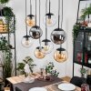 Gastor Lámparas suspendidas, Luminarias esféricas, Lámparas colgantes Colores ámbar, Transparente, Ahumado, 8 luces