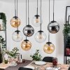 Gastor Lámparas suspendidas, Luminarias esféricas, Lámparas colgantes Colores ámbar, Transparente, Ahumado, 8 luces