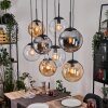 Gastor Lámparas suspendidas, Luminarias esféricas, Lámparas colgantes Colores ámbar, Transparente, Ahumado, 8 luces