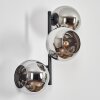 Koyoto Luminarias esféricas, Apliques Cromo, Ahumado, 3 luces