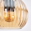 Koyoto Lámparas suspendidas, Luminarias esféricas, Lámpara colgante de clúster 30 cm Colores ámbar, 3 luces
