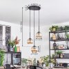Koyoto Lámparas suspendidas, Luminarias esféricas, Lámpara colgante de clúster 30 cm Colores ámbar, 3 luces
