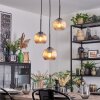 Koyoto Lámparas suspendidas, Luminarias esféricas, Lámpara colgante de clúster 30 cm Colores ámbar, 3 luces