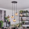 Koyoto Lámparas suspendidas, Luminarias esféricas, Lámpara colgante de clúster 30 cm Colores ámbar, 3 luces