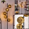 Koyoto Lámpara de pie 31 cm dorado, 5 luces