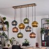Koyoto Lámparas suspendidas, Luminarias esféricas, Lámparas colgantes Crudo, Negro, 8 luces