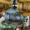Koyoto Lámparas suspendidas, Luminarias esféricas, Lámparas colgantes Crudo, Negro, 8 luces