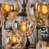 Gastor Lámparas suspendidas, Luminarias esféricas, Lámparas colgantes Colores ámbar, 8 luces