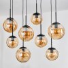 Gastor Lámparas suspendidas, Luminarias esféricas, Lámparas colgantes Colores ámbar, 8 luces