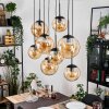 Gastor Lámparas suspendidas, Luminarias esféricas, Lámparas colgantes Colores ámbar, 8 luces