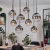 Gastor Lámparas suspendidas, Luminarias esféricas, Lámparas colgantes Transparente, Ahumado, 8 luces