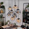 Gastor Lámparas suspendidas, Luminarias esféricas, Lámparas colgantes Colores ámbar, Transparente, Ahumado, 8 luces