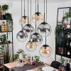 Gastor Lámparas suspendidas, Luminarias esféricas, Lámparas colgantes Colores ámbar, Transparente, Ahumado, 8 luces